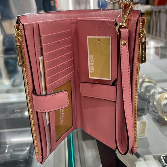 MICHAEL KORS
Jet Set Large Ombré Logo Double-Zip Wristlet-Wallet-Phone Case NWT - Picture 14 of 16